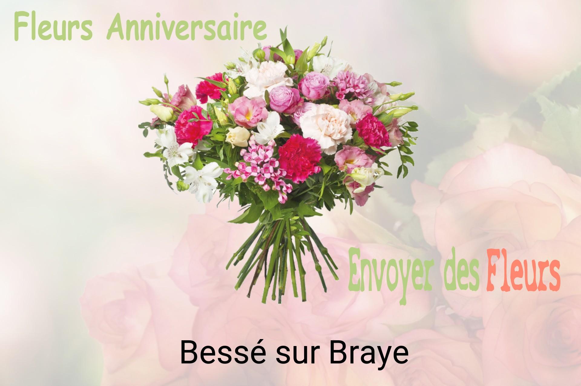 Bouquet de fleurs d’anniversaire livré à Bessé-sur-Braye